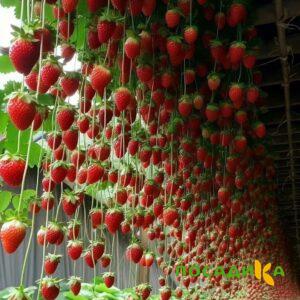 Клубника ампельная Анастасия купить по цене от 370р. в интернет-магазине «Посадика» с доставкой почтой в в Ростове-на-Дону и по всей России – [изображение №1].